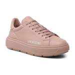 Sneaker von Love Moschino, in der Farbe Rosa, aus Leder, andere Perspektive, Vorschaubild