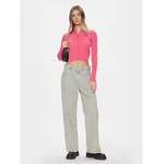 Strickjacke von Tommy Jeans, in der Farbe Rosa, aus Polyester, andere Perspektive, Vorschaubild
