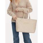 Shopper von Love Moschino, in der Farbe Beige, aus Polyester, andere Perspektive, Vorschaubild