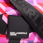 Schultertasche von Karl Lagerfeld Jeans, in der Farbe Rosa, aus Textil, andere Perspektive, Vorschaubild