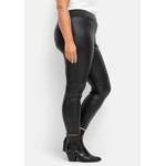 Leggings von sheego, in der Farbe Schwarz, aus Polyester, andere Perspektive, Vorschaubild