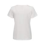 T-Shirt von Only, in der Farbe Weiss, aus Polyester, andere Perspektive, Vorschaubild