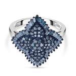 Blauer Diamant-Ring der Marke ShopLC
