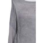 Klassische Bluse von iSILK, in der Farbe Grau, andere Perspektive, Vorschaubild