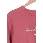 Sweatshirt von Herrlicher, in der Farbe Rosa, aus Baumwolle, andere Perspektive, Vorschaubild