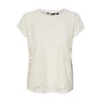 Rundhalsshirt von Vero Moda, in der Farbe Beige, aus Polyester, andere Perspektive, Vorschaubild