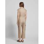 Jumpsuit von Mango, in der Farbe Beige, aus Baumwolle, andere Perspektive, Vorschaubild