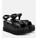 Verzierte Plateausandalen der Marke Stella Mccartney