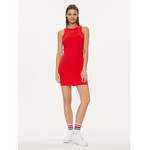 Jerseykleid von Tommy Jeans, in der Farbe Rot, aus Polyester, andere Perspektive, Vorschaubild