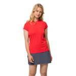 T-Shirt von Jack Wolfskin, in der Farbe Orange, aus Polyester, andere Perspektive, Vorschaubild