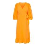 Wickelkleid von Only, in der Farbe Orange, aus Polyester, andere Perspektive, Vorschaubild