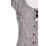 Klassische Bluse von Simclan, in der Farbe Grau, aus Baumwolle, andere Perspektive, Vorschaubild