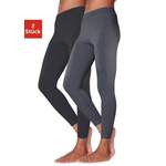 Sportleggings von vivance active, in der Farbe Grau, aus Polyester, andere Perspektive, Vorschaubild