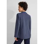 Longblazer von Street One, in der Farbe Blau, aus Polyester, andere Perspektive, Vorschaubild