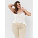 Spitzentop von Vero Moda Curve, in der Farbe Weiss, aus Polyester, andere Perspektive, Vorschaubild