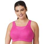 Sport-BH von GLAMORISE, in der Farbe Rosa, aus Polyester, andere Perspektive, Vorschaubild