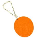Clutch von Hermès Vintage, in der Farbe Orange, aus Metall, andere Perspektive, Vorschaubild