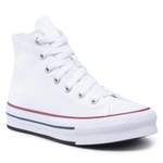 Sneaker von Converse, in der Farbe Weiss, aus Stoff, andere Perspektive, Vorschaubild