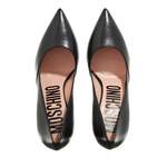 High Heel Pump von Moschino, in der Farbe Schwarz, aus Leder, andere Perspektive, Vorschaubild