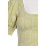 Klassische Bluse von cecilie copenhagen, in der Farbe Gelb, aus Baumwolle, andere Perspektive, Vorschaubild