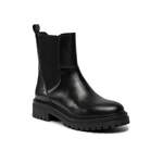 Chelsea-Boot von Geox, in der Farbe Schwarz, aus Stoff, andere Perspektive, Vorschaubild