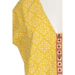 Klassische Bluse von Gudrun Sjöden, in der Farbe Gelb, aus Baumwolle, andere Perspektive, Vorschaubild