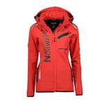 Softshelljacke von geographical norway, in der Farbe Rot, andere Perspektive, Vorschaubild