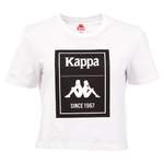 Print-Shirt von Kappa, in der Farbe Weiss, aus Baumwolle, andere Perspektive, Vorschaubild