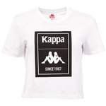 Print-Shirt von Kappa, in der Farbe Weiss, aus Baumwolle, Vorschaubild