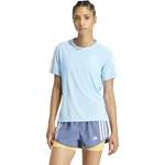 Laufshirt von Adidas, in der Farbe Blau, aus Polyester, andere Perspektive, Vorschaubild