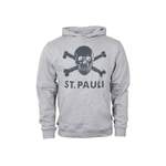 Kapuzenpullover von fc st. pauli, in der Farbe Grau, andere Perspektive, Vorschaubild