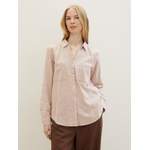 Klassische Bluse von Tom Tailor, in der Farbe Braun, aus Baumwolle, andere Perspektive, Vorschaubild