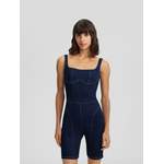 Jumpsuit von Bershka, in der Farbe Blau, aus Polyester, andere Perspektive, Vorschaubild