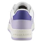 Plateau Sneaker von Tommy Jeans, in der Farbe Lila, aus Leder, andere Perspektive, Vorschaubild