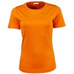 T-Shirt von Tee Jays, in der Farbe Orange, andere Perspektive, Vorschaubild