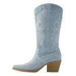 Stiefel von Bershka, in der Farbe Blau, aus Polyurethan, andere Perspektive, Vorschaubild