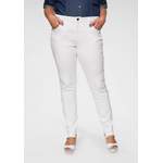 Push-Up Jeans von Arizona, in der Farbe Weiss, aus Baumwolle, andere Perspektive, Vorschaubild