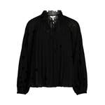 Klassische Bluse von Object, in der Farbe Schwarz, aus Polyester, Vorschaubild
