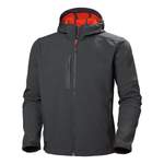 Softshelljacke von Helly Hansen workwear, in der Farbe Grau, aus Polyester, andere Perspektive, Vorschaubild