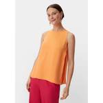 Blusentop von comma, in der Farbe Orange, aus Polyester, andere Perspektive, Vorschaubild