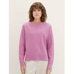 Rollkragenpullover von Tom Tailor, in der Farbe Rosa, aus Viskose, andere Perspektive, Vorschaubild