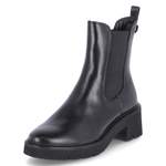 Chelsea-Boot von tamaris, in der Farbe Schwarz, aus Textil, andere Perspektive, Vorschaubild