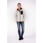 Fleecejacke von Lpo, in der Farbe Beige, aus Fleece, andere Perspektive, Vorschaubild