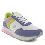 Sneaker von U.S. Polo Assn., in der Farbe Lila, aus Stoff, andere Perspektive, Vorschaubild