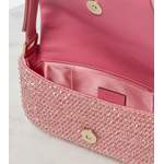 Schultertasche von Jimmy Choo, in der Farbe Rosa, aus Satin, andere Perspektive, Vorschaubild