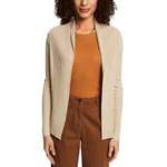 Strickjacke von Esprit, in der Farbe Beige, aus Polyester, andere Perspektive, Vorschaubild