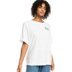 T-Shirt von Roxy, in der Farbe Weiss, aus Baumwolle, andere Perspektive, Vorschaubild