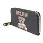 Brieftasche von Moschino, in der Farbe Schwarz, aus Leder, andere Perspektive, Vorschaubild