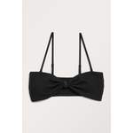 Gerafftes Bandeau-Bikinioberteil der Marke Monki