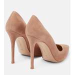 Klassische Pump von Gianvito Rossi, in der Farbe Beige, andere Perspektive, Vorschaubild